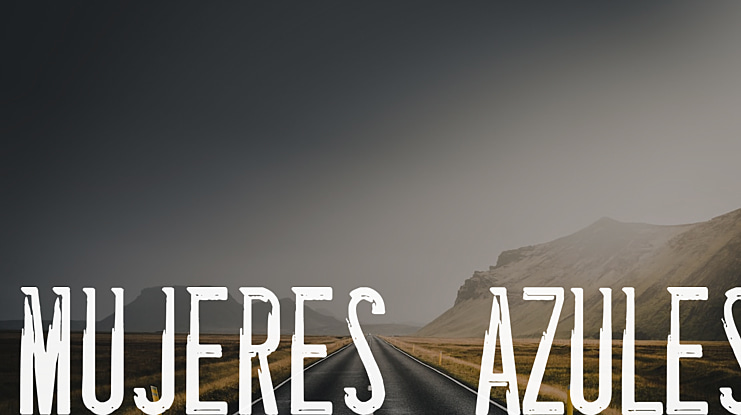 Mujeres  Azules Font