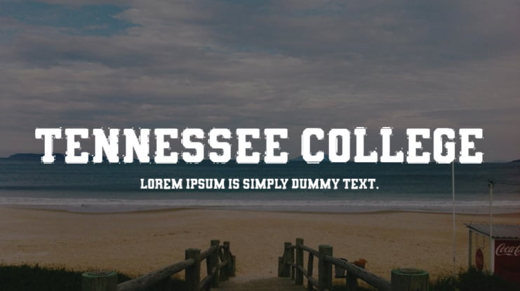 Tennessee College Font
