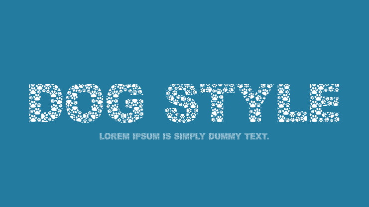 Dog Style Font