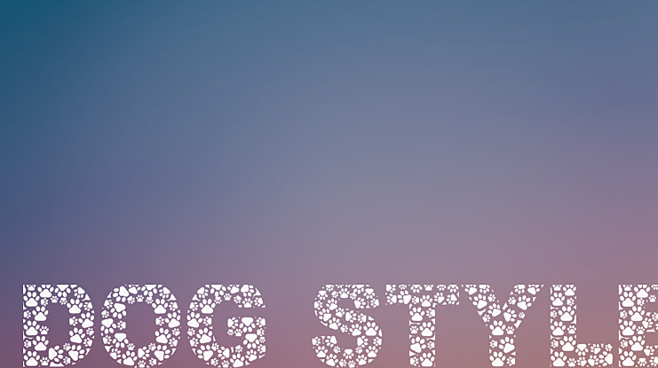 Dog Style Font