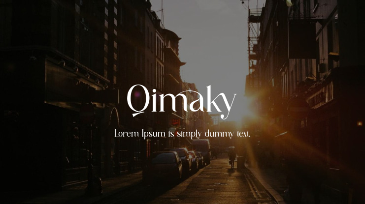 Qimaky Font