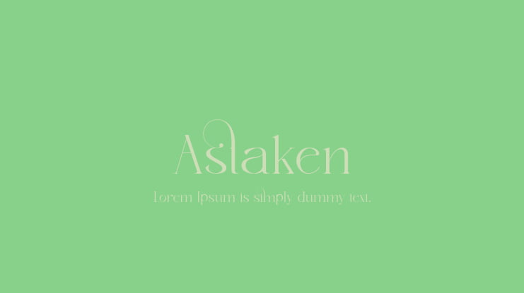 Astaken Font