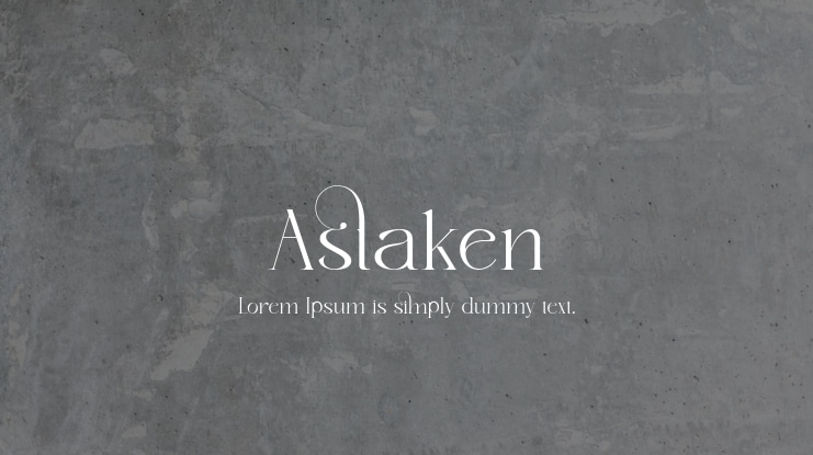 Astaken Font