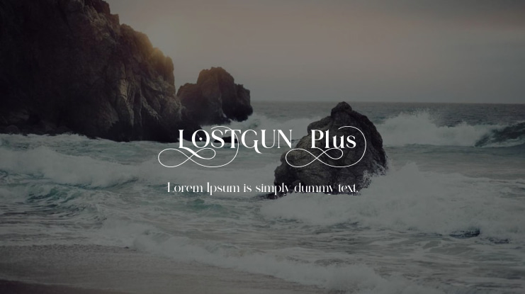 Lostgun Plus Font
