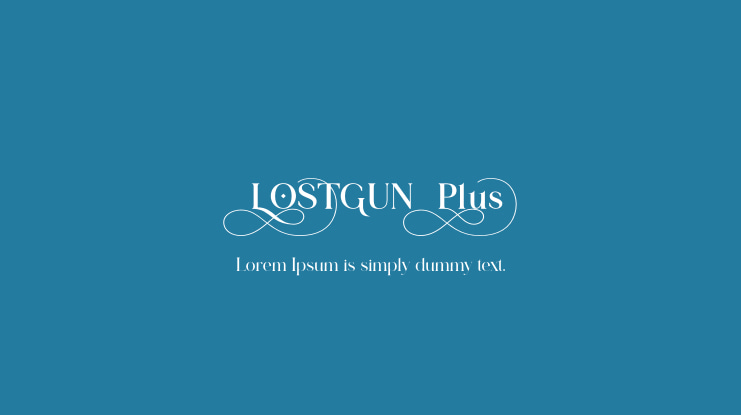 Lostgun Plus Font