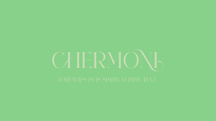 CHERMONI Font