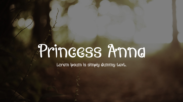 Princess Anna Font