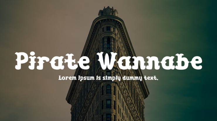 Pirate Wannabe Font