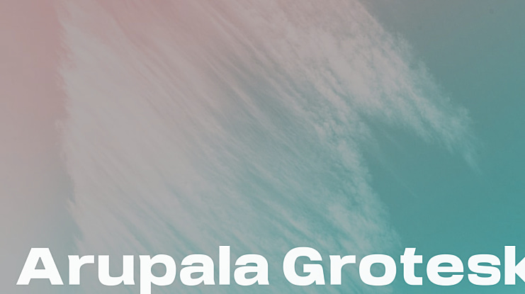 Arupala Grotesk Font