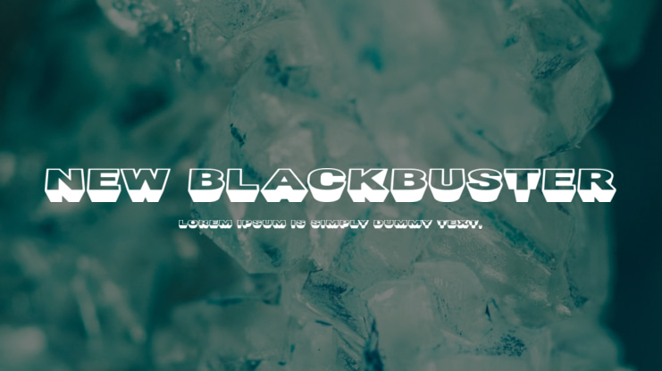 New Blackbuster Font