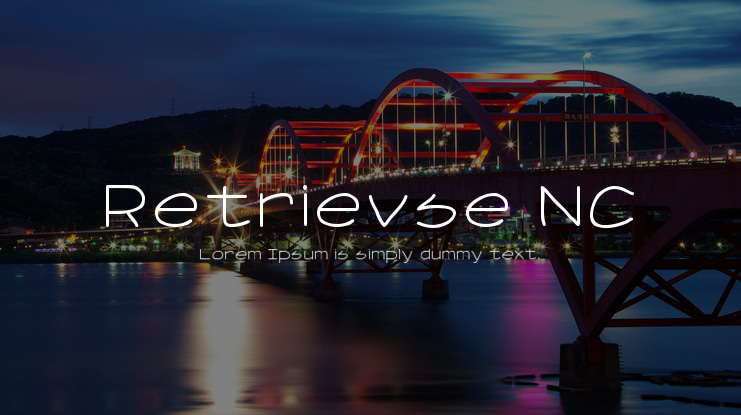 Retrievse NC Font