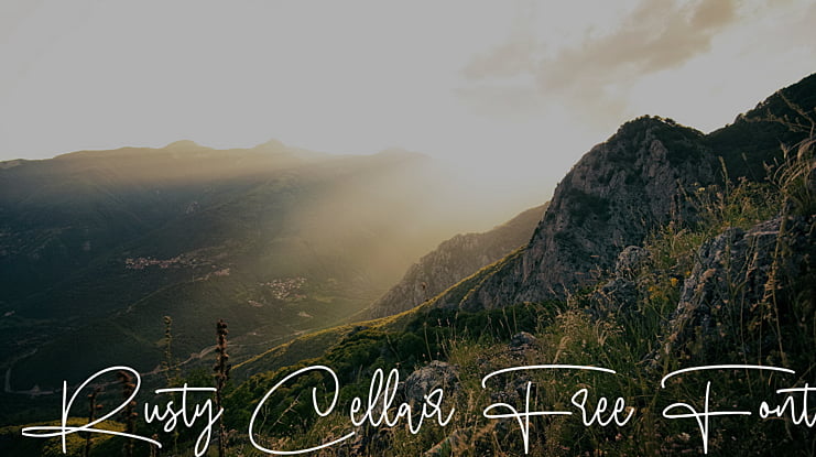 Rusty Cellair Free Font