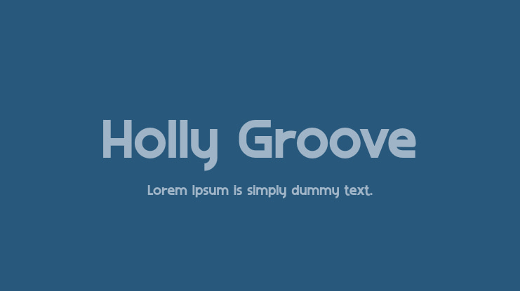 Holly Groove Font