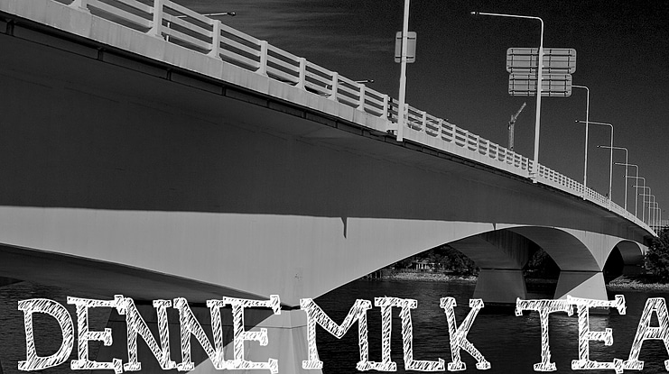 Denne Milk Tea Font