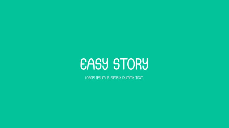 Easy Story Font