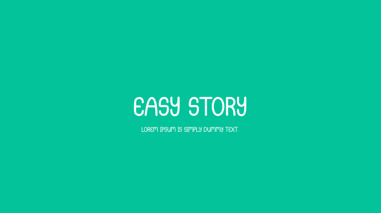 Easy Story Font