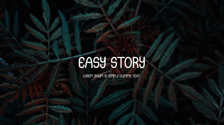 Easy Story Font