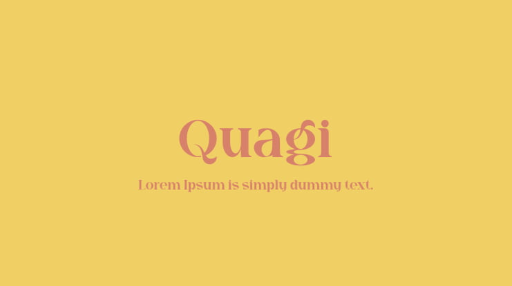 Quagi Font