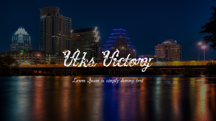 Vtks Victory Font