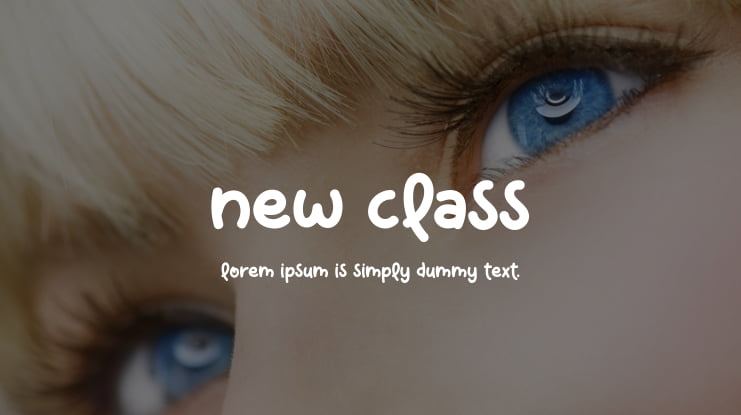 New Class Font