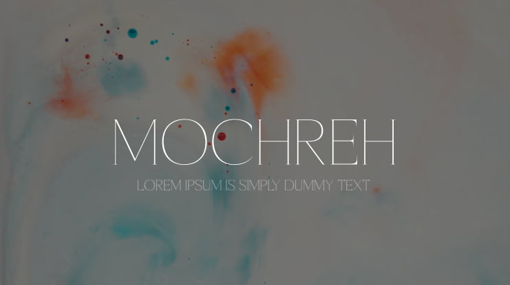 Mochreh Font
