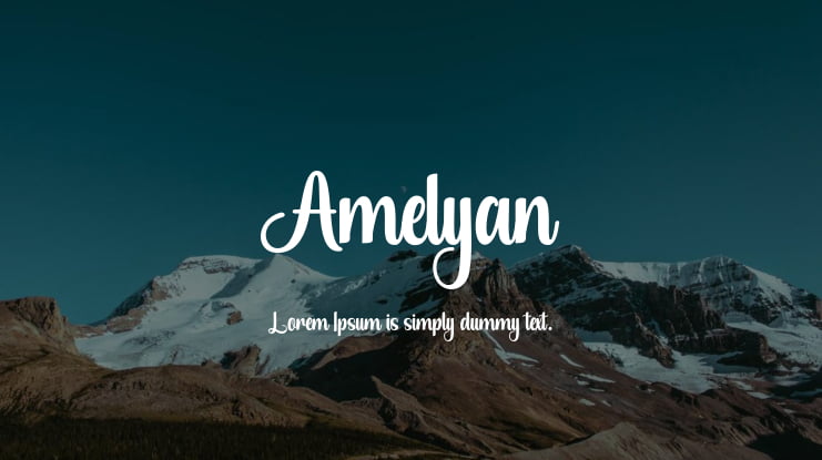 Amelyan Font