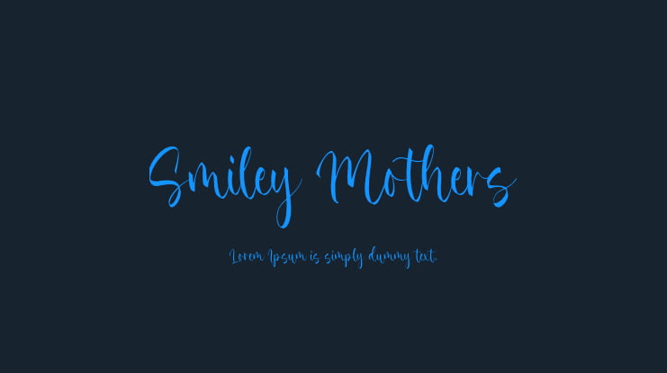 Smiley Mothers Font