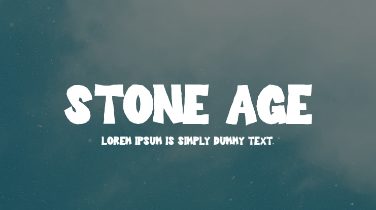 Stone Age Font