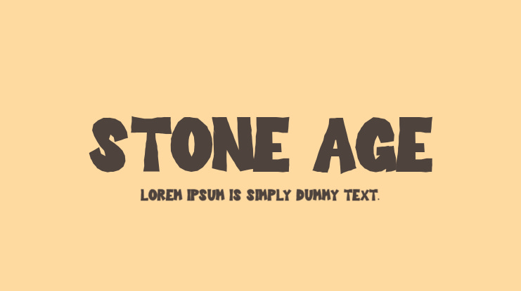 Stone Age Font