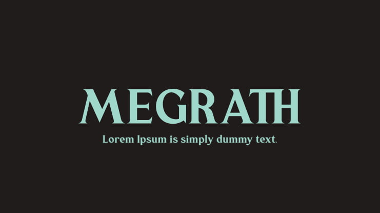 MEGRATH Font Family