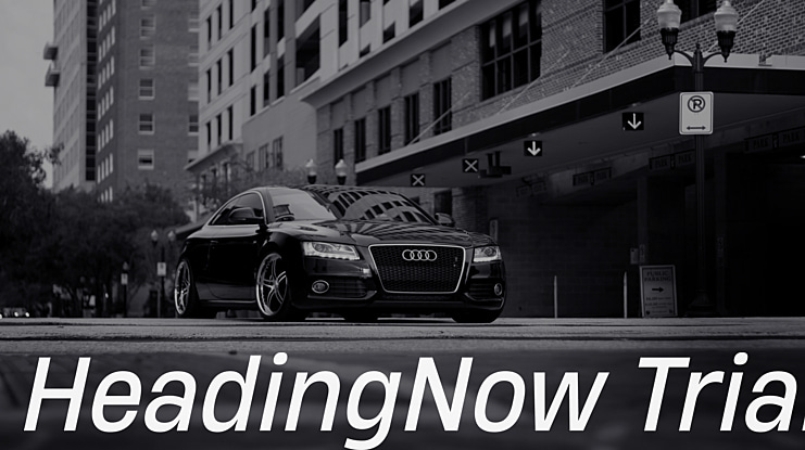 HeadingNow Trial Font Family