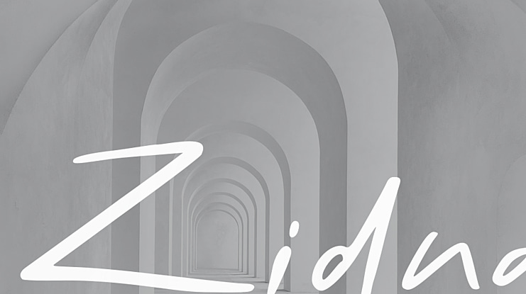 Zidna Font