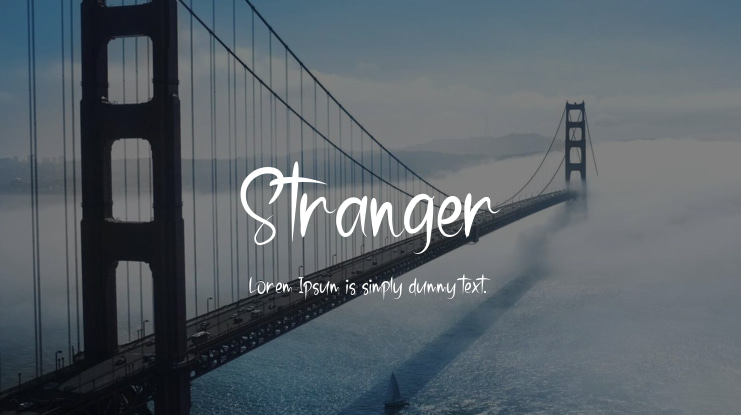 Stranger Font