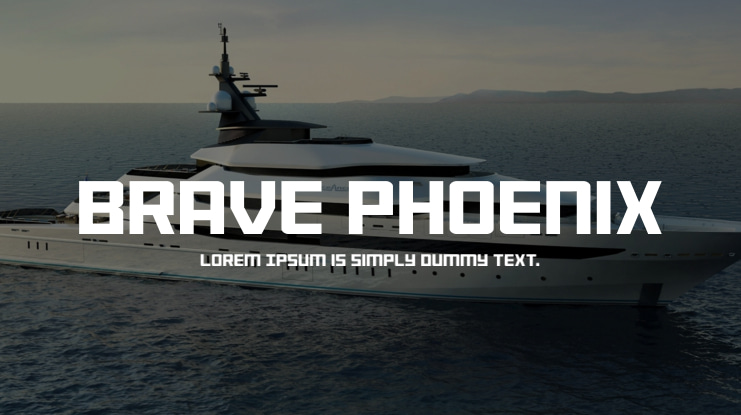 Brave Phoenix Font Family