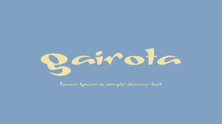 Gaivota Font