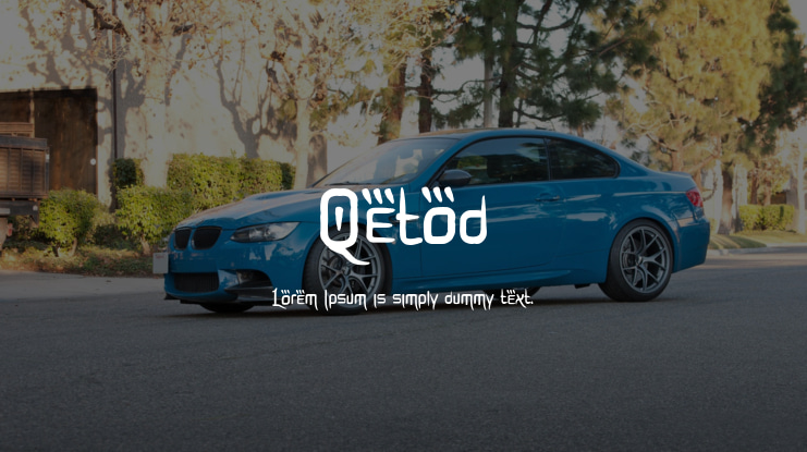Qetod Font