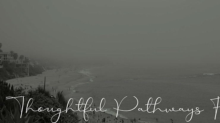 Thoughtful Pathways Free Font
