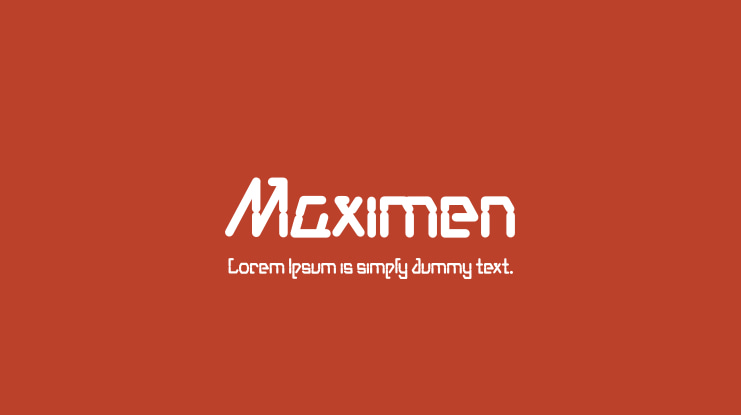 Maximen Font