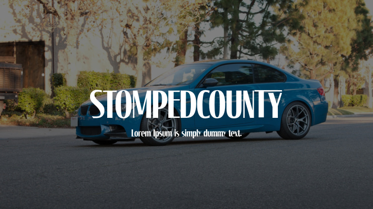 STOMPEDCOUNTY Font