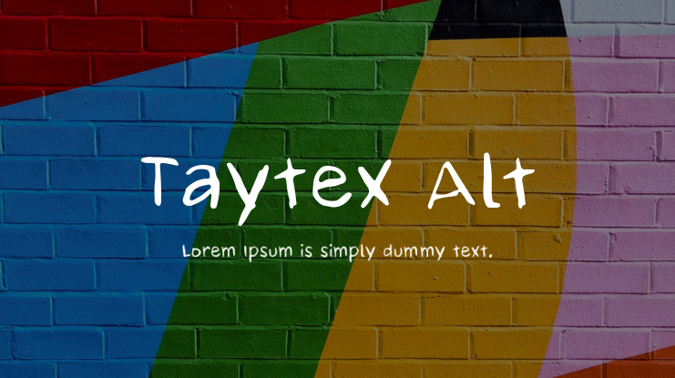 Taytex Alt Font Family