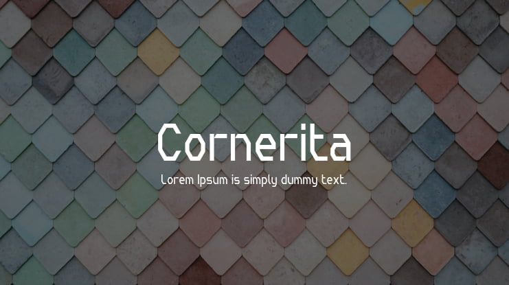 Cornerita Font Family