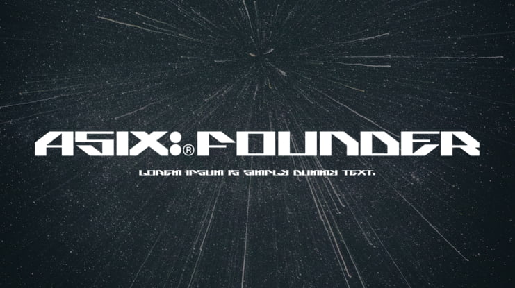 ASIX-FOUNDER Font Family