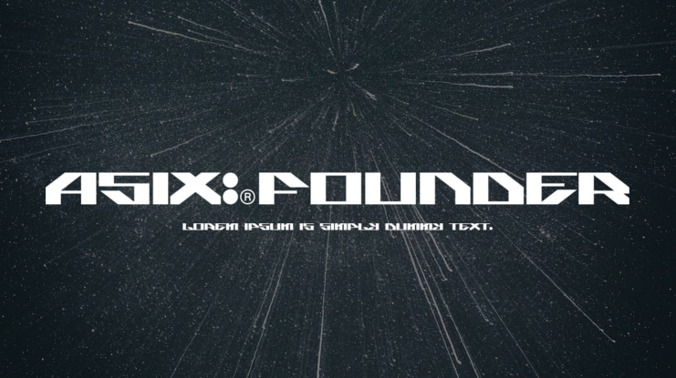 ASIX-FOUNDER Font Family