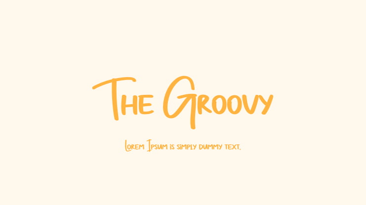 The Groovy Font
