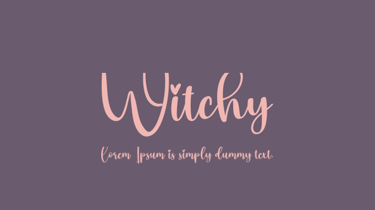 Witchy Font