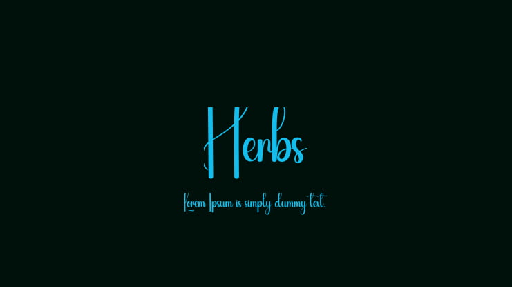 Herbs Font