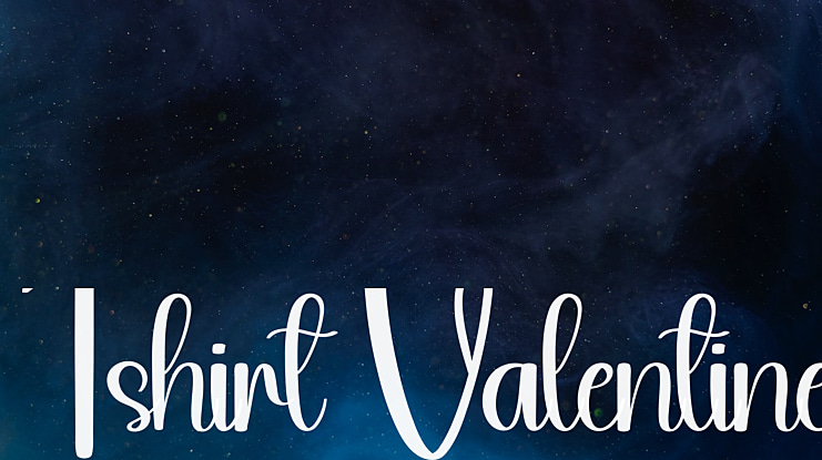 Tshirt Valentine Font