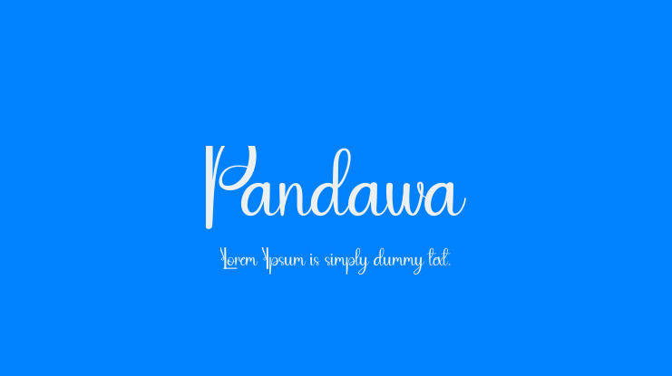 Pandawa Font