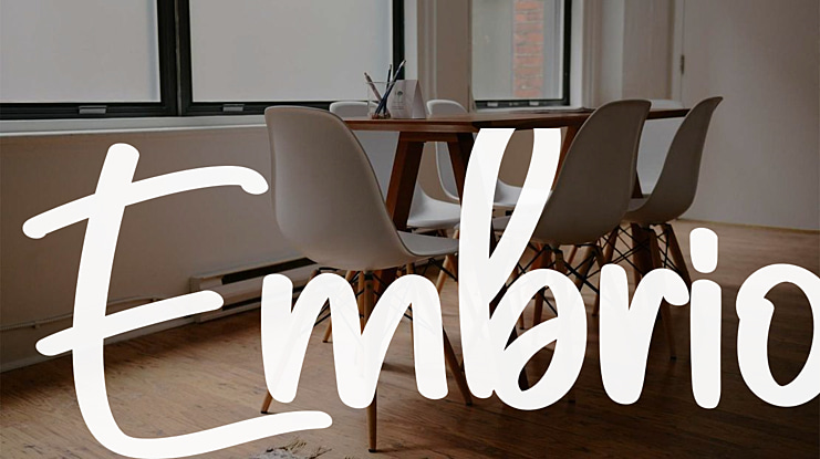 Embrio Font : Download Free for Desktop & Webfont