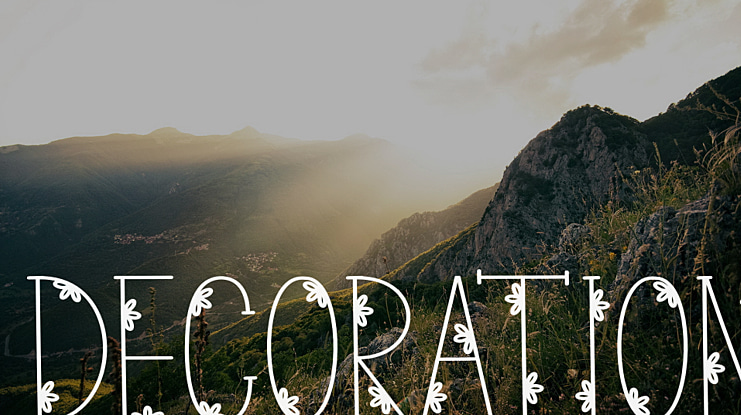 Decoration Font